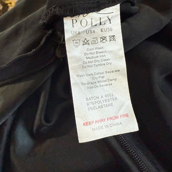 Oh Polly Halter Neck Sleeveless Dress Women's 4 Gray Evening Party/Cocktail - Picture 9 of 9